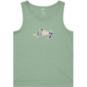 Roxy - There Is Life - Mouwloos T-shirt - Groen - Meisjes 14 Jaar
