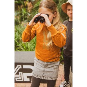 4PRESIDENT Rok Meisjes - Grey Wash - Maat 110