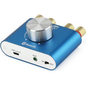 Bluetooth Audio Versterker 30W 2 Kanaals - Draadloze Mini Stereo Amplifier voor Tablet, Smartphone en Laptop