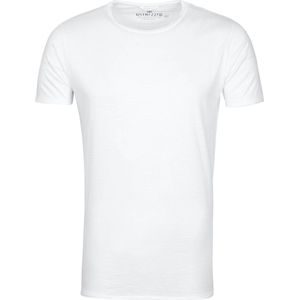 Dstrezzed - Mc Queen T-shirt Melange Wit - Heren - Maat XXL - Modern-fit