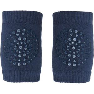 Scoby - Kniebeschermers voor Baby's - Veilig Kruipen - Kruip Bescherming - Kniesokken Anti Slip - Baby Socks - Donkerblauw - 2 Paar