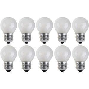 Druppellampen 10 Stuks Mat E27 40W Dimbaar Warm Wit voor Buiten