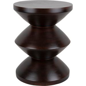 Leitmotiv - Bijzettafel Totem - Donker hout