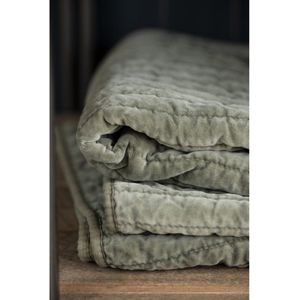IB Laursen Quilt olijfgroen olive velvet