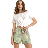 Roxy - Lekeitio Break Mid Printed - Korte Sportbroek - Groen - Sportline-collectie