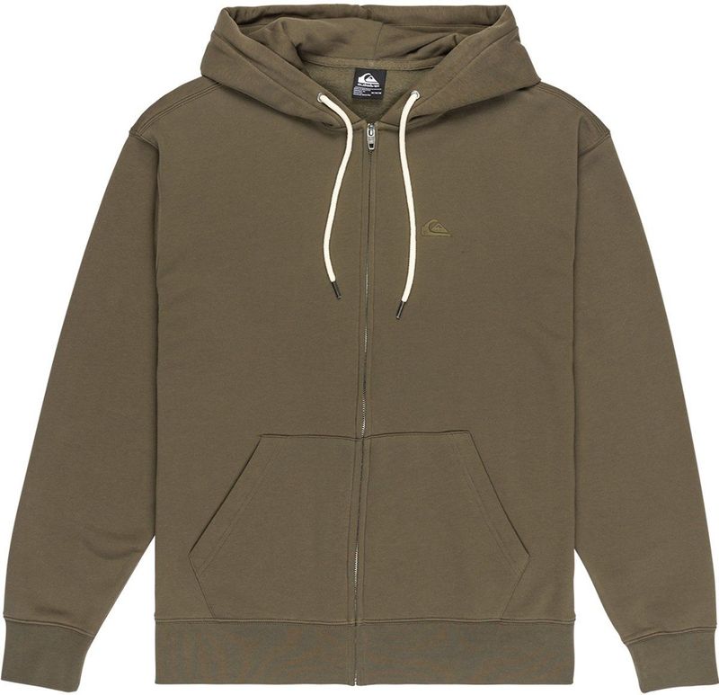Quiksilver Salt Water - Hoodie - Grijs - Katoen, Gerecycled Katoen, Gerecycled Polyester