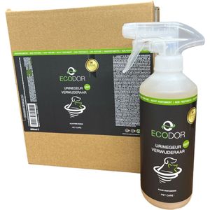 Ecodor UF2000 4Pets - Urinegeur Verwijderaar - 6x 500ml sprayflacon - Vegan - Ecologisch - Ongeparfumeerd