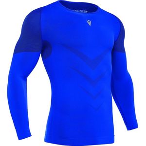 Macron Performance++ Shirt Lange Mouw Heren - Royal | Maat: L/XL