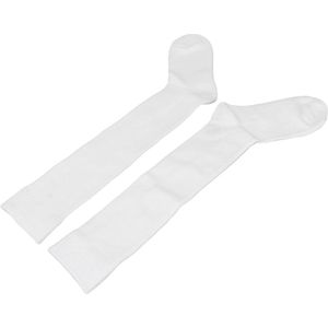 Allecto plus - Warme Schermkousen van Verdikt Wit Katoen voor Degen - Zweetabsorptie - Rekbare Pasvorm