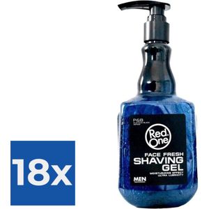Redone Face Fresh Shavin Gel 1000 ml - Voordeelverpakking 18 stuks