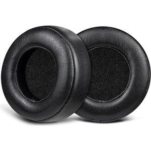 Vervanging Oorkussens voor Beats by Dr.Dre Mixr On-Ear koptelefoon - Zwart, professioneel (met zachter proteïneleer en geluidsisolerend schuim)
