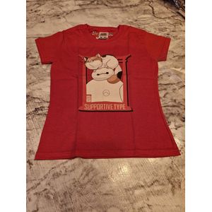 T-shirt - Pixar - Big Hero 6 - Rood - Mt 104