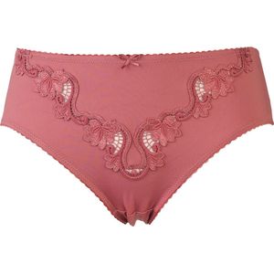 Guy de France - Slip terracotta - micro + broderie - S