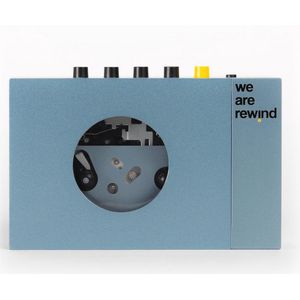 Draagbare Cassettespeler Blauw - Vintage Geluidservaring