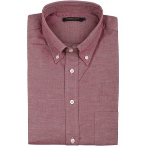 Steppin' Out Overhemd Twill Rood - Maat XL - Heren - Casual Shirt