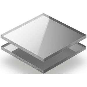 Plexiglas spiegel zilver 5 mm - 80x60cm