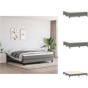 vidaXL Boxspringbed - Duurzaam - Bedset - Afmeting- 180 x 200 cm - Ken- Premium comfort - Bed