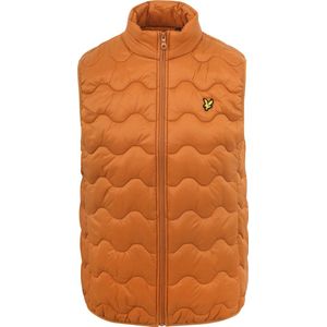 Lyle and Scott - Bodywarmer Quilted Oranje - Heren - Maat L - Modern-fit