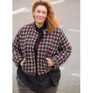 YESTA Romaisa Cover ups - Dark Red/Multicolour - maat 2(50)