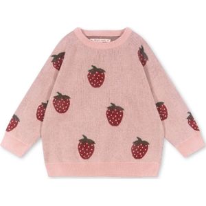 Konges Slojd - Lapis Lurex Knit Blouse - Strawberry - 18M