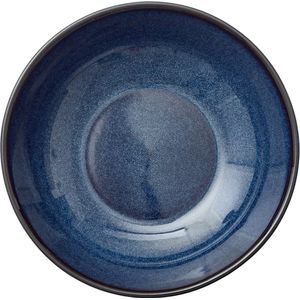 Bitz® 11193 - 6 stuks Pastaborden/diepe borden Ø 20 cm - Zwart/Blauw