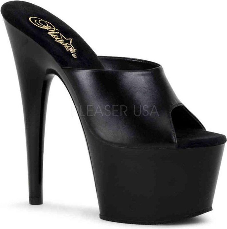 Pleaser - ADORE-701 - Muiltjes - Zwart