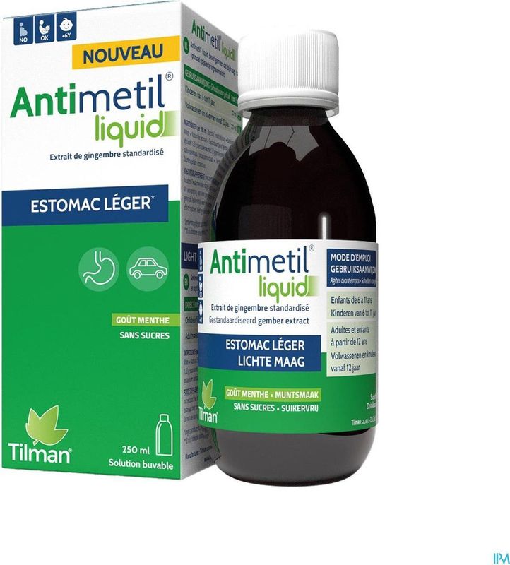 Antimetil - Liquid - 250ml - Gemberextract - Natuurlijke Formule