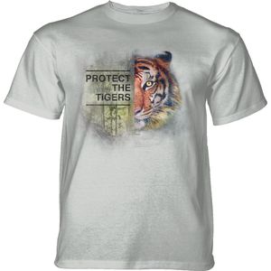 T-shirt Protect Tiger Grey M