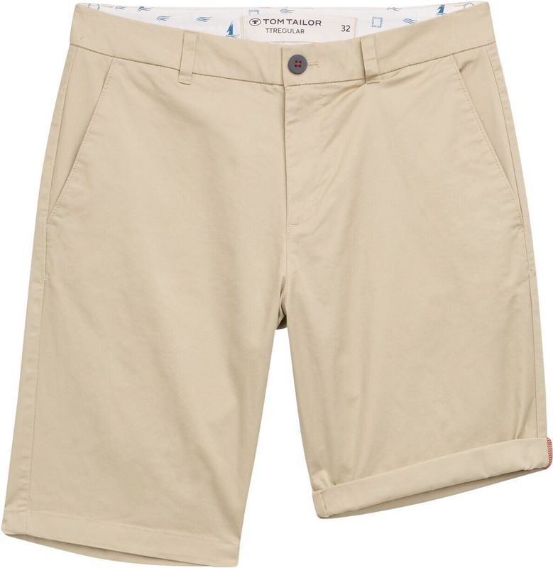 Tom Tailor - Korte Chino - Regular Fit - Katoenmix