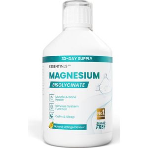 Swedish Nutra - Essentials Magnesium - Suikervrije Sinaasappelsmaak - 500 ml - Ondersteunt Spieren en Botten