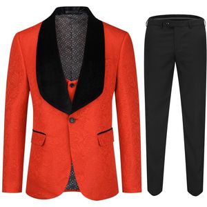 Allthemen Driedelig Pak met Kleurblokken - Vlinderprint - XS