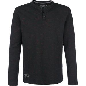 Black Premium by EMP Zwart-rood shirt met lange mouwen - Heren - S