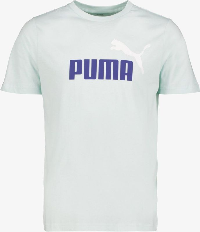 Puma - Ess 2 Color No. 1 Logo - Heren T-shirt - Lichtblauw