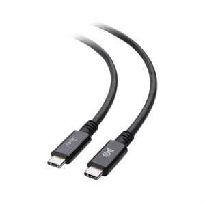 NÖRDIC Cable Matters 201304-BLK-0.8m Thunderbolt 3 kabel - 40 Gbps - Intel gecertificeerd - 100 W - 80 cm - Zwart