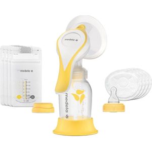 Medela Harmony Handkolf Essential Pack met 4x moedermelk bewaarzakjes en 4 zoogcompressen