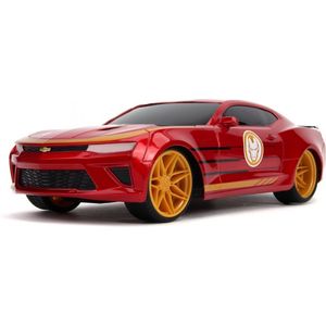 JADA TOYS 253226000 Marvel Iron Man RC 2016 Chevy 1:16 RC Auto Elektro Straatmodel Incl. Batterijen