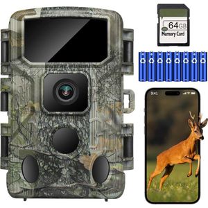 Wildcamera - Wildcamera voor Buiten - Wildcamera met Nachtzicht - Wild Camera - Buitencamera met Nachtzicht