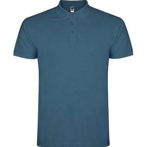 Storm Blauw heren unisex Polo korte mouwen Star 200 grm merk Roly maat XXL