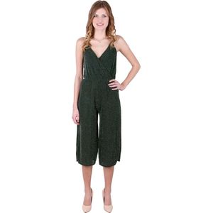 John Zack Green brokaat jumpsuit