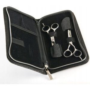 Fox Glitter Etui voor 2 Scharen - Zwart