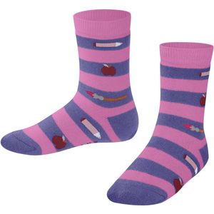 FALKE School Supplies gedessineerd katoen sokken kinderen rood - maat 35-38