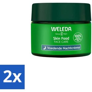 WELEDA - Nachtcrème voedend - Skin Food - 40 ml - Voordeelverpakking - 2 stuks