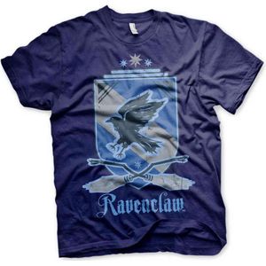 Harry Potter Heren Tshirt -2XL- Ravenclaw Blauw