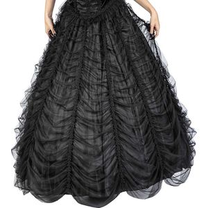 Sinister - 1172 Lange rok - XXL - Zwart