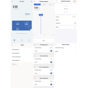 Slimme WiFi Stroommeter 63A DIN Rail | Tuya-app