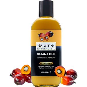 Batana Olie 100ml | Biologisch | 100% Puur & Onbewerkt | Batana Oil uit Honduras | Huidolie en Haarolie