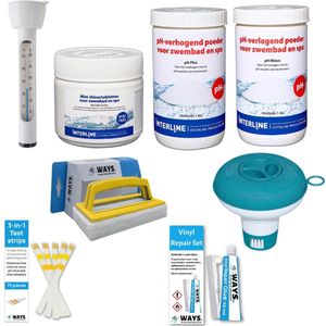 WAYS Zwembad Onderhoudspakket Bronze - Voor zwembaden tot 2500L