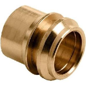 Bonfix - messing - knelkoppeling - verloopset - 12 x 8 mm - KIWA en Gastec keur