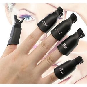 10 Stuks Nagellakremover clips - Nagellak verwijderen - Gellak verwijderen - Nagellak remover klem - Herbruikbaar - LOUZIR