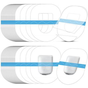 Sensorpleister - 50 stuks - ademend - Bevestigingspleister voor bloedglucosemetersonde - Sensorpleister - Onzichtbare anti-druppelpleister - Sportieve antislippleister - Geschikt voor zwemmen en baden